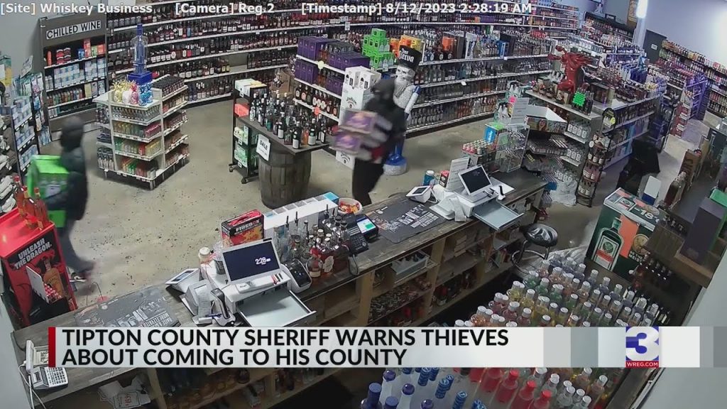 Tipton County sheriff warns thieves about coming to his county