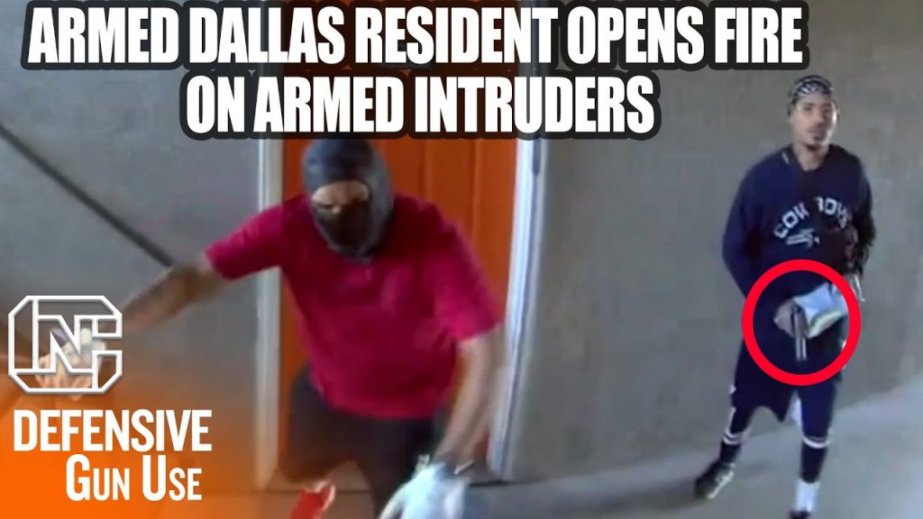 Watch Armed Resident Open Fire On Intruders Posing As Maintenance Workers